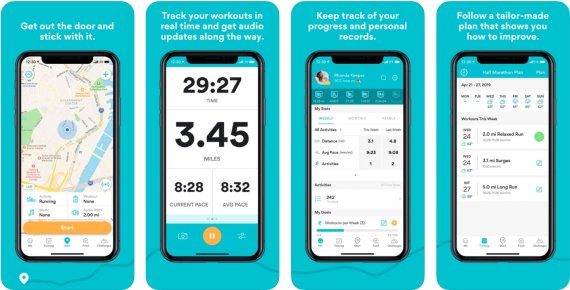 Asics Runkeeper Fitness App Screenshots