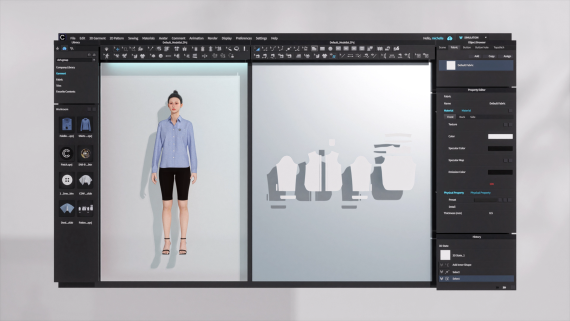 Next Level für Handel und Sport Screenshot von Design virtueller Klamotten