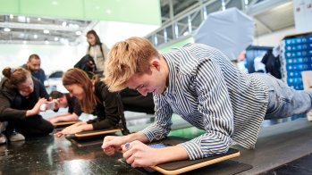 Plank Challenge bei der ISPO Munich 2020