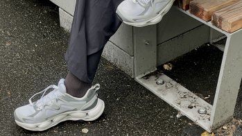 Close Up Running Shoes